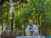 Waldgottesdienst und Neueinsegnung vom Herzforder Kreuz