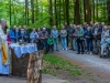Waldgottesdienst und Neueinsegnung vom Herzforder Kreuz