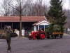 Weihnachtsbaum-Abholaktion 2021 vom Bulldog-Treckerclub